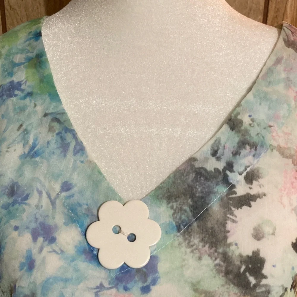 Indigo Soul Multicolor Watercolor Tunic - Picture 5 of 8